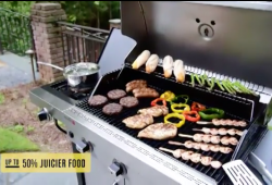 Char-Broil 340B 3 Burner Gas BBQ + FREE cover
